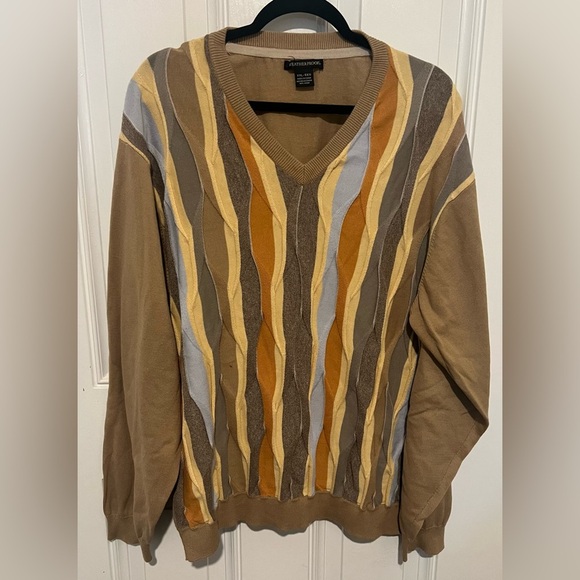 VTG Weatherproof Men’s 3D Sweater Coogi or Cosby Style Textured Size XXL - Picture 2 of 9